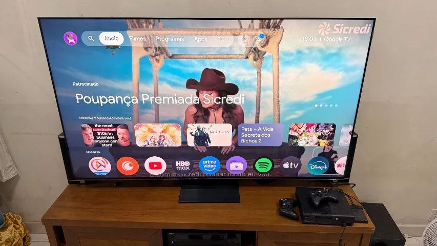 TCL QD MINI LED SMART TV 75'' C755 4K UHD GOOGLE TV DOLBY - Foto 6