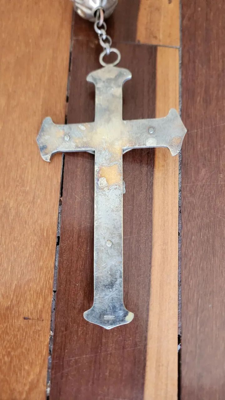 Antiguidade Terço de parede Eberle - Foto 5