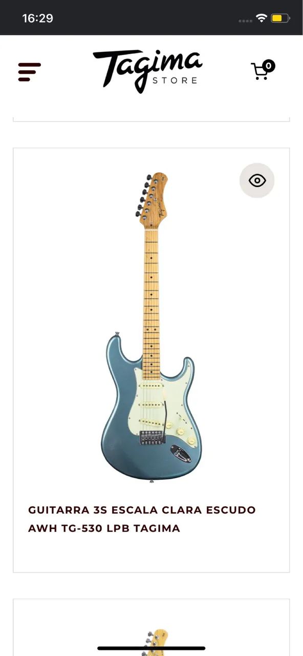 Guitarra Tagima 530 azul