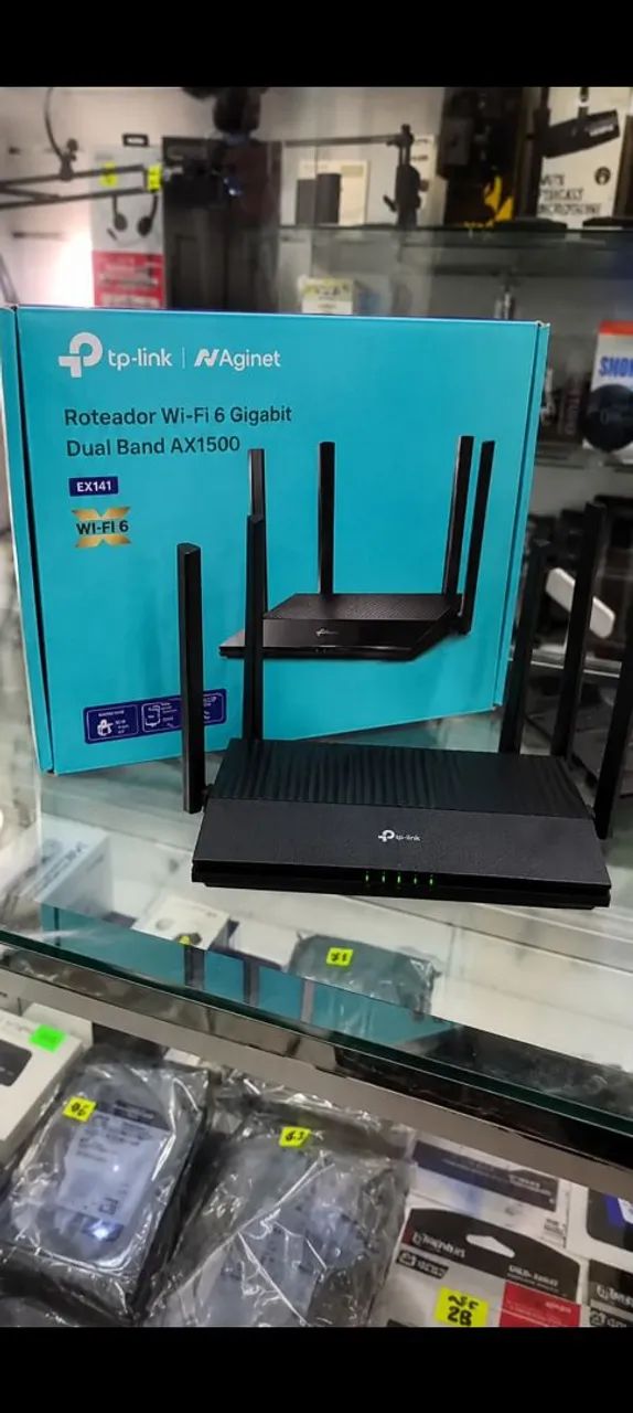 Roteador TP-Link Wi-Fi 6 AX1500 Gigabit Dual Band Original Novo Lacrado