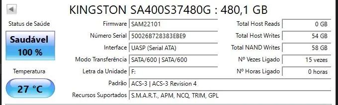 SSD Kingston 480gb - Foto 3