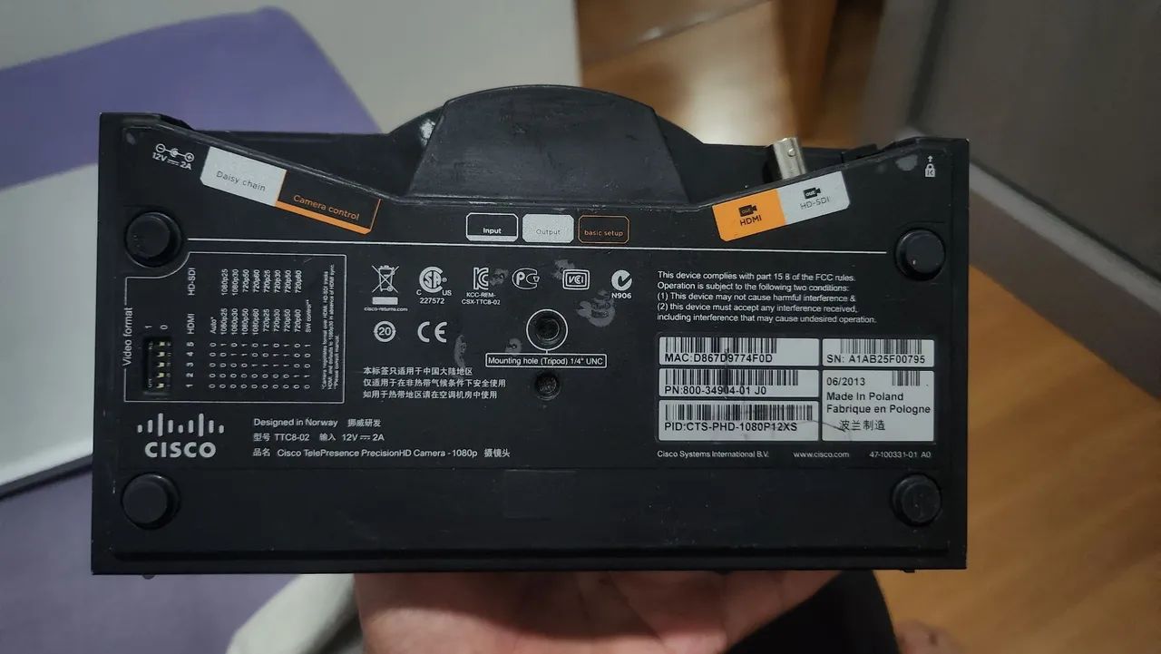 Câmera Cisco Telepresense - Para videoconferência  - Foto 2
