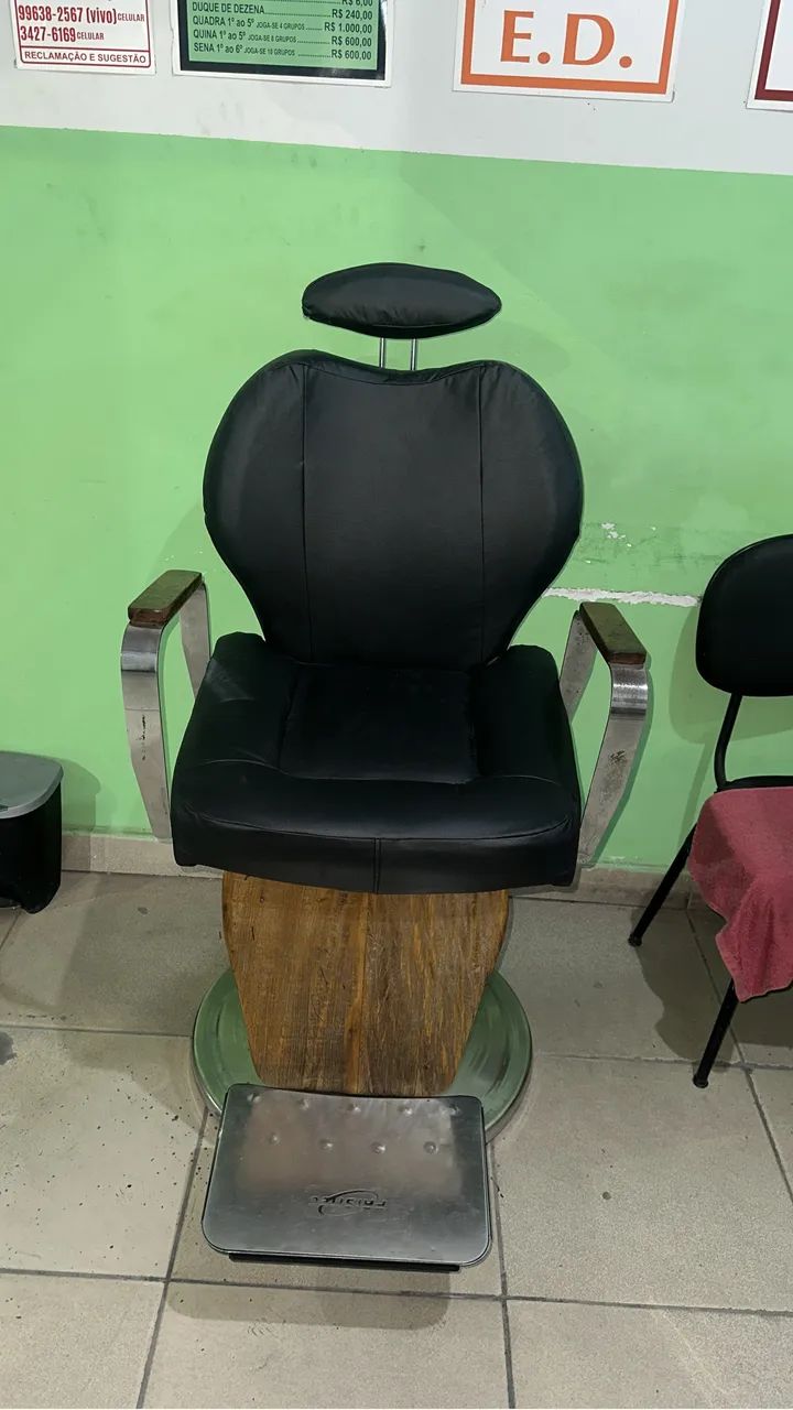 Cadeira barbeiro ( profissional) - Foto 2