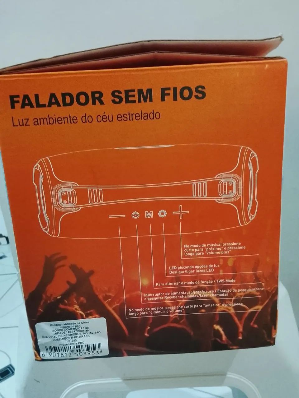 Caixa d som bombox da média topado ótima qualidade  - Foto 3