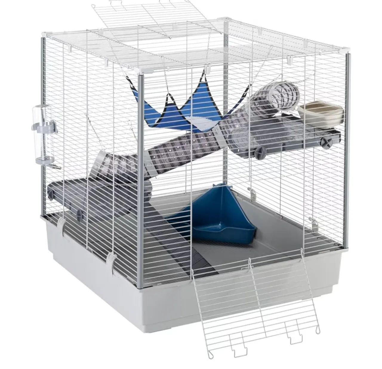 Ferplast Gaiola para furão FURET XL 80 x 75 x 86,5 cm Cinza, GRANDE