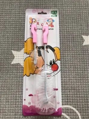 Kit Limpeza Escova de Mamadeira e Bico Bebê