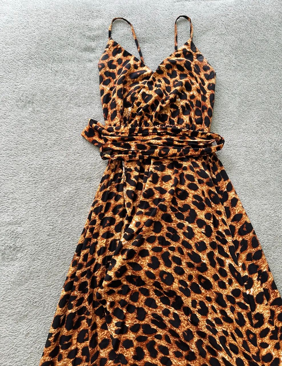 Vestido longo em animal print leve e confortável  - Foto 2