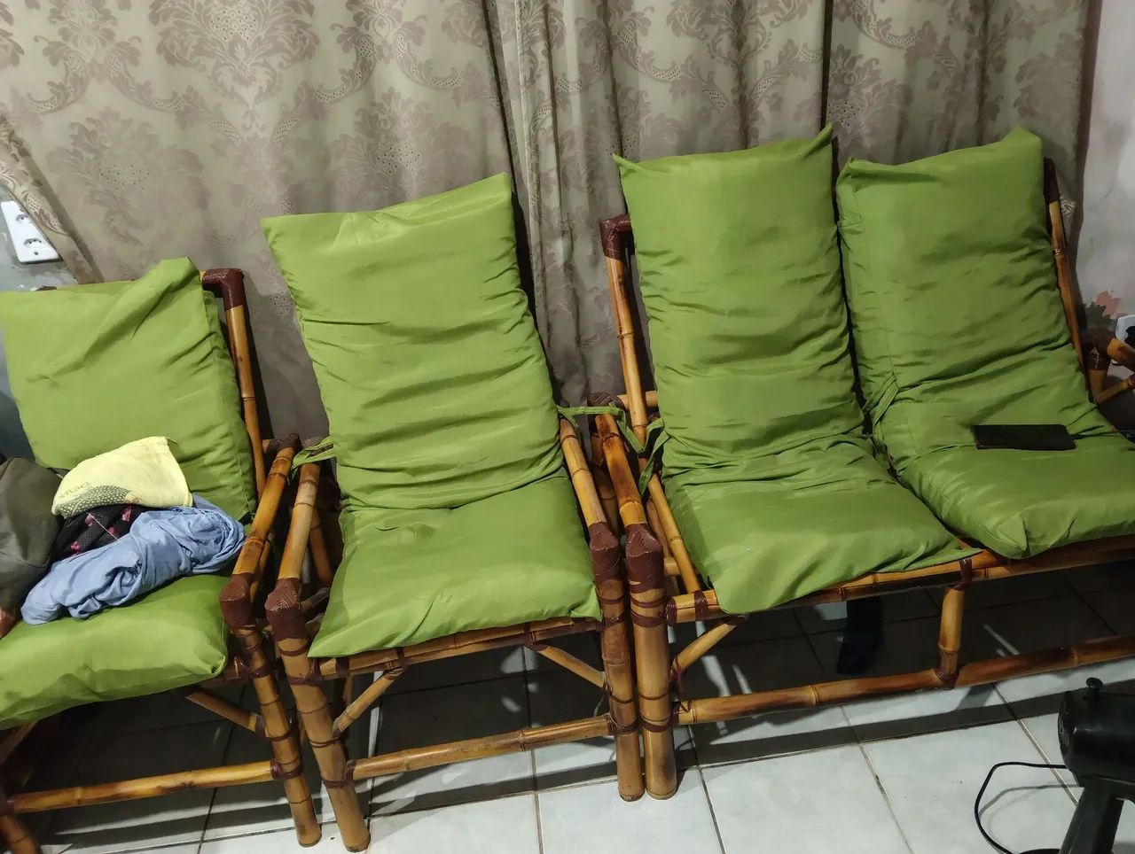 Poltronas de bambu 