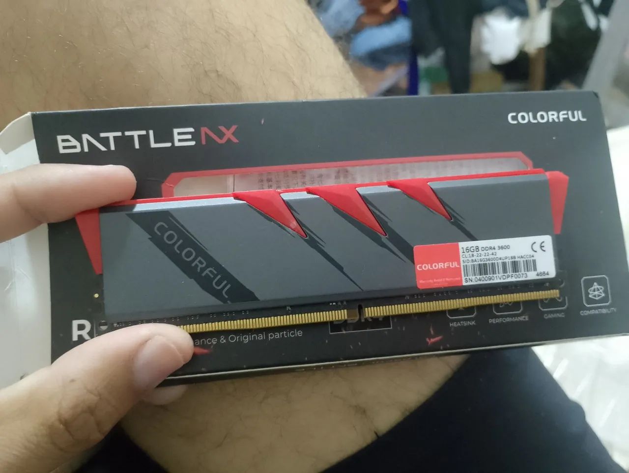 Memória DDR4 16gb 