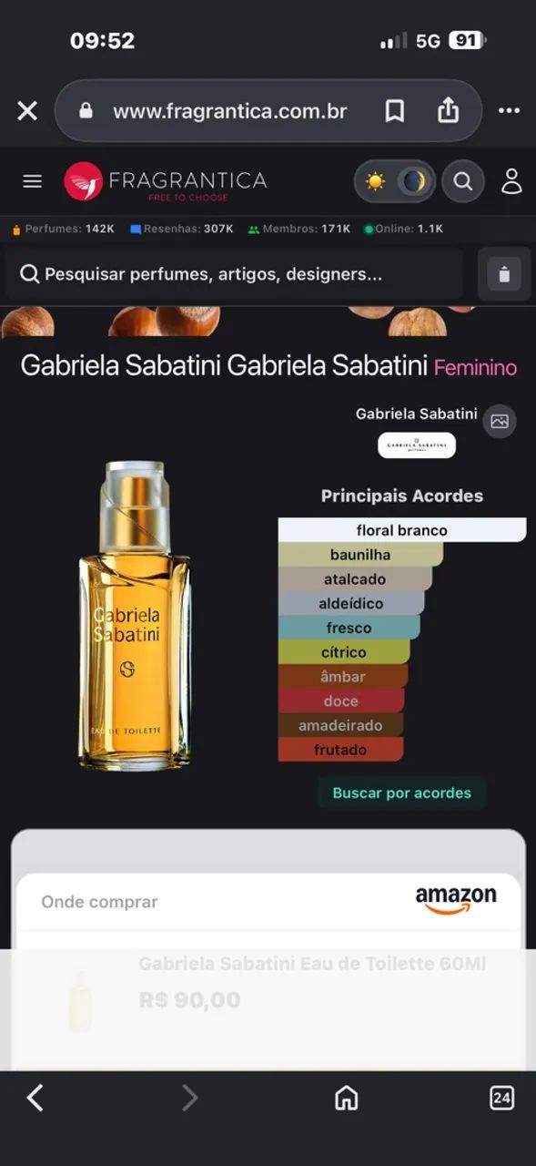 Perfume Gabriela Sabatini  - Foto 3