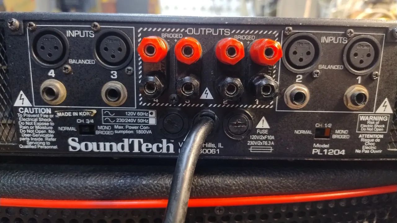 Potencia 4 canais 1000 watts RMS  - Foto 2
