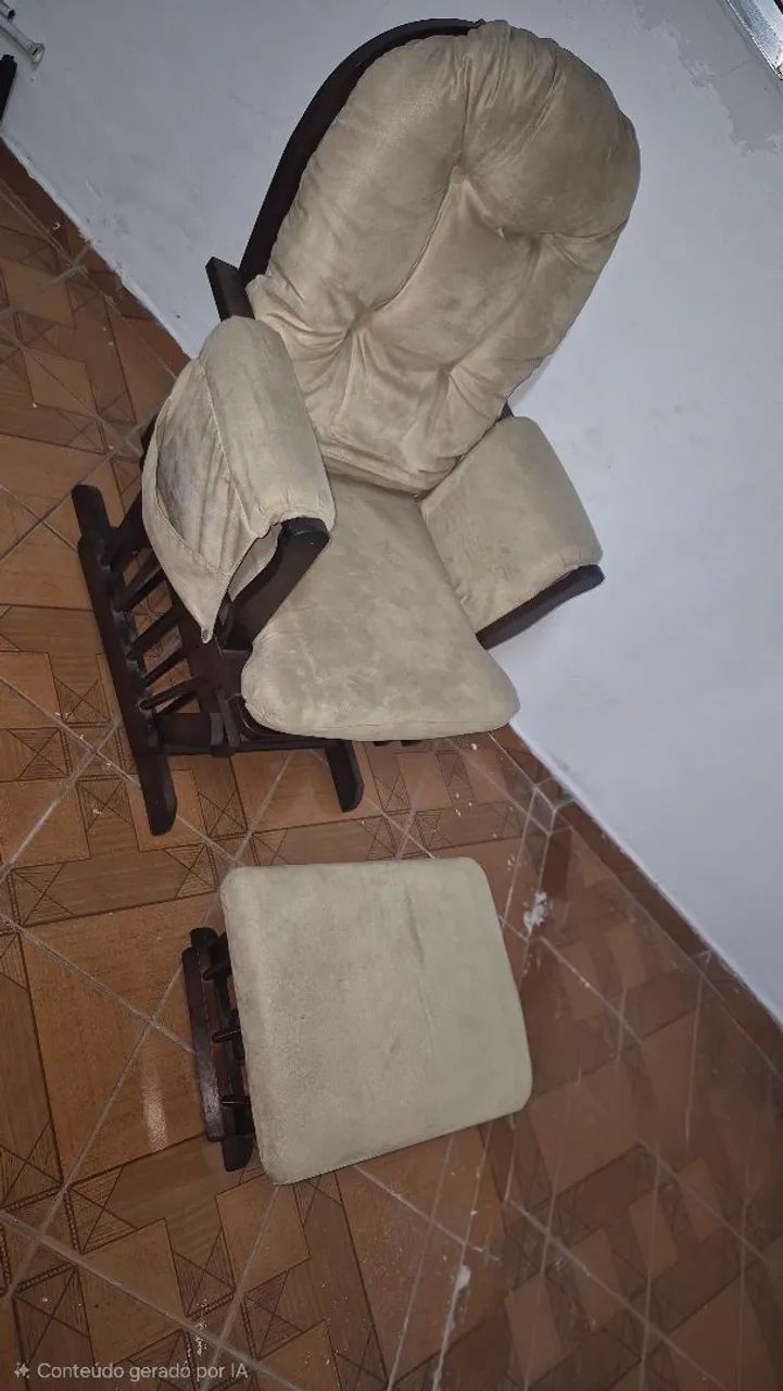 Poltrona de balanço/ amamentação  - Foto 2