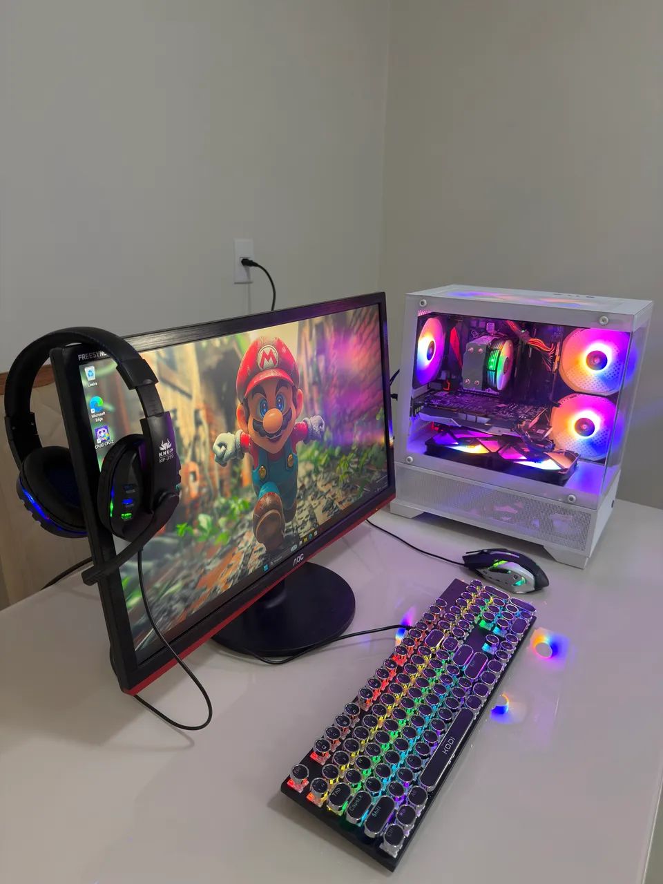 Pc gamer Setup Completo Passo cartão 