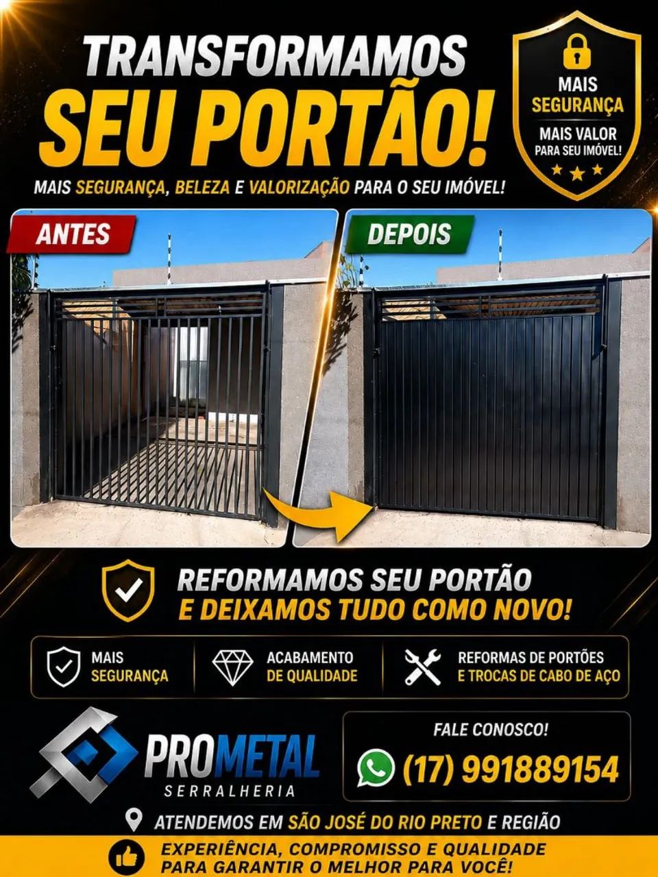 Reformamos portões 