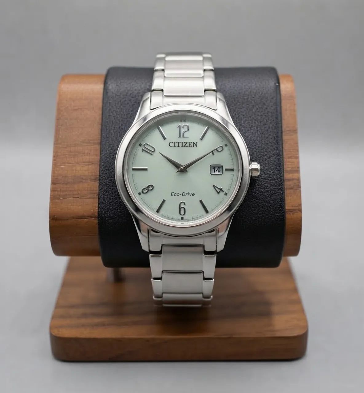 Relógio Feminino Citizen Classic Eco Drive Verde Claro