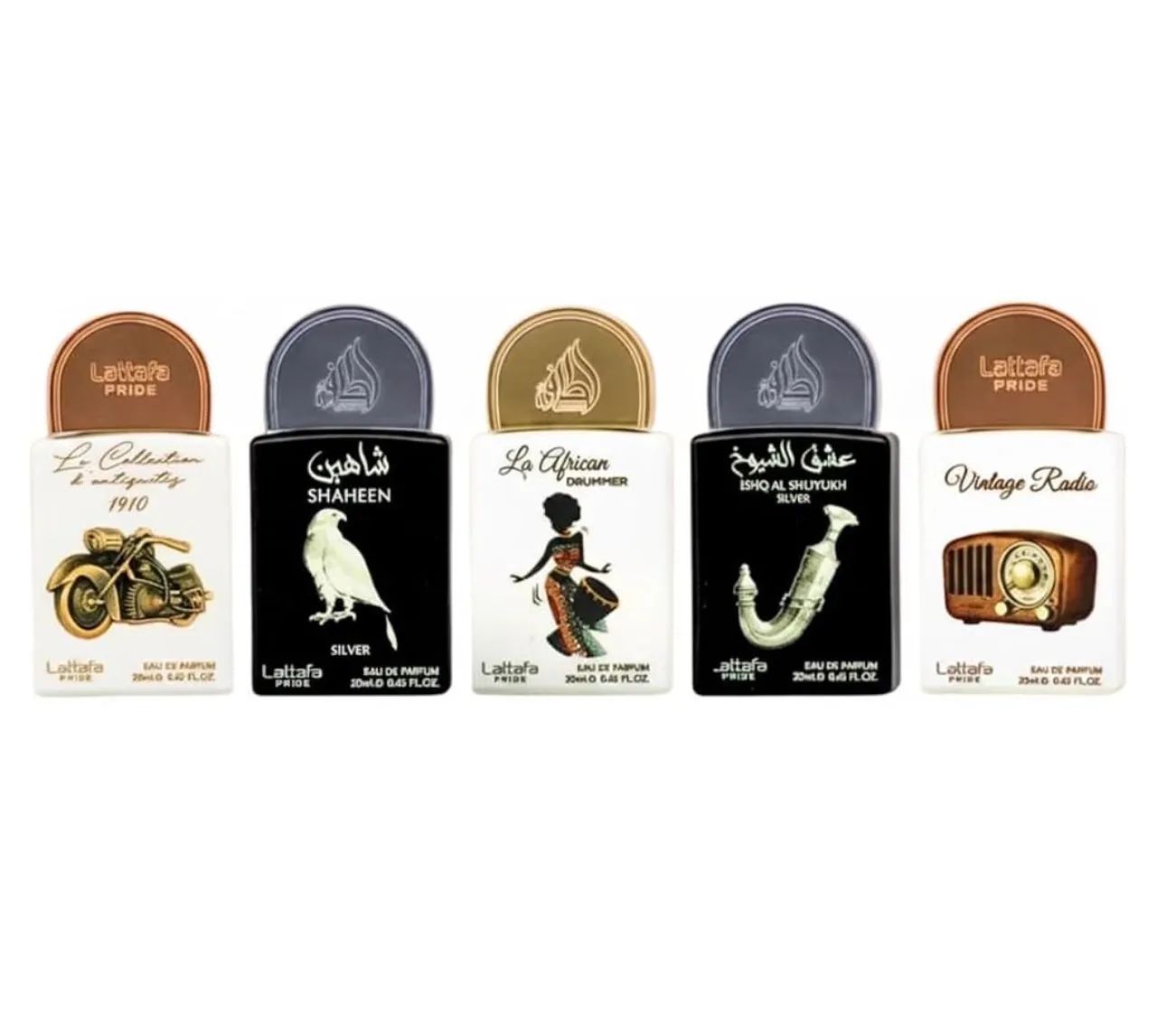 Kit Exclusivo: Conjunto de 5 miniaturas de perfumes Lattafa Pride com 20ml cada - Foto 3