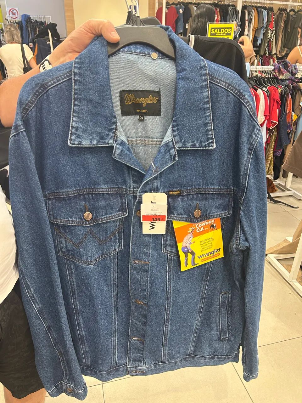 Jaqueta Jeans Wangler GG - Foto 4