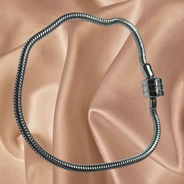 Pulseira Berloqueira de Prata - Foto 4