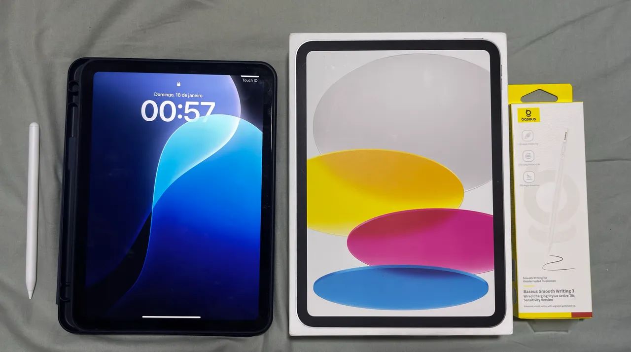 Ipad 11 A16 128 Gb (1 mês de uso) + Caneta Baseus 3 + Capa e blindagem - Foto 2