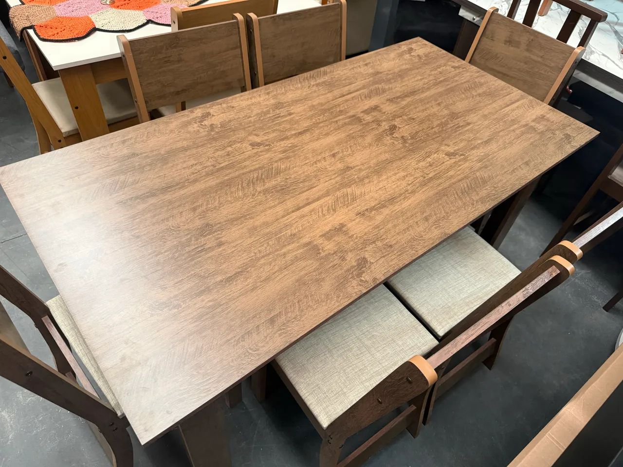 Mesa com 6 cadeiras - entrego Curitiba e região  - Foto 3