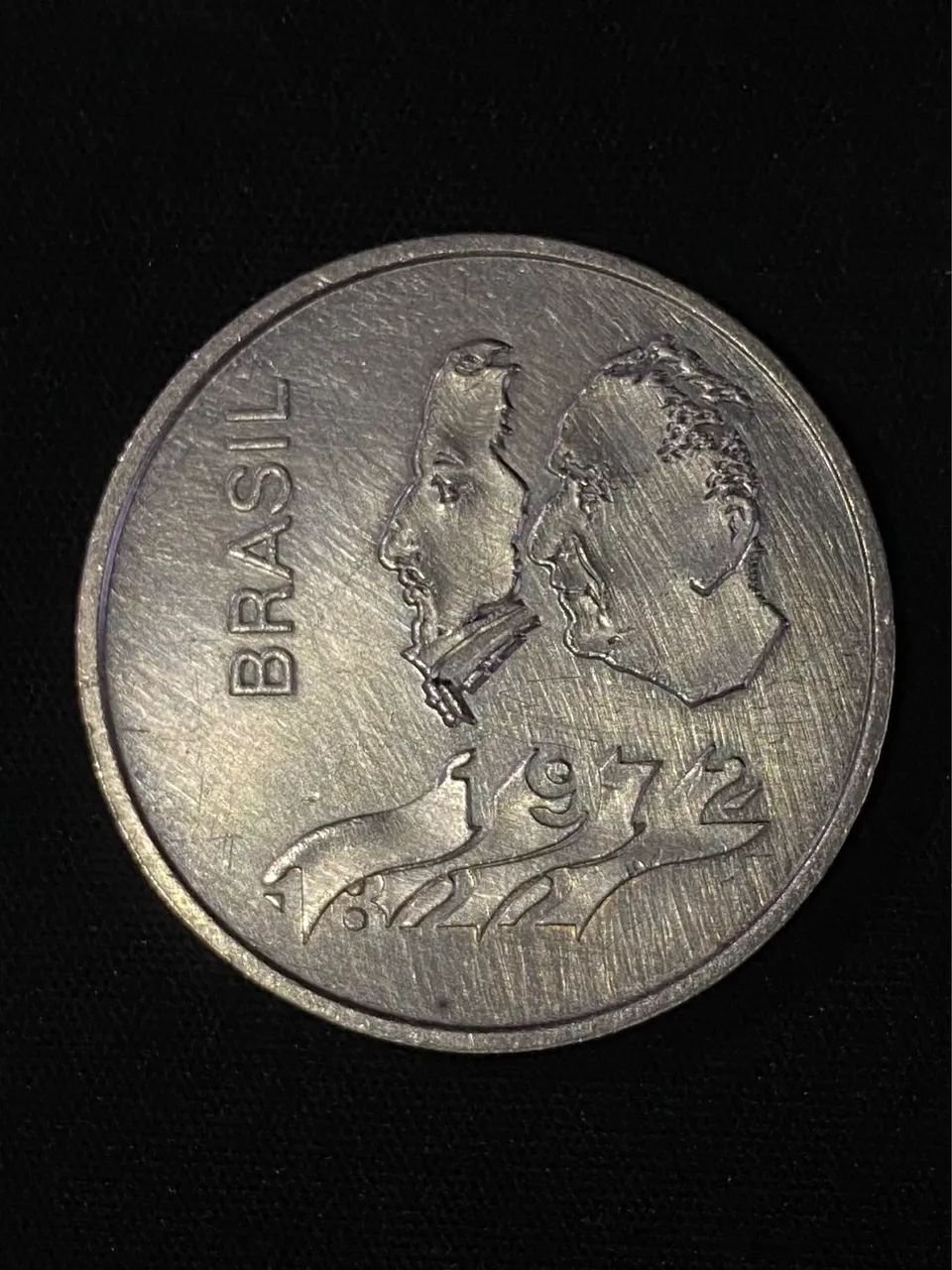 Moedas de prata - 1 e 50 Francos e 20 Cruzeiros - Foto 3