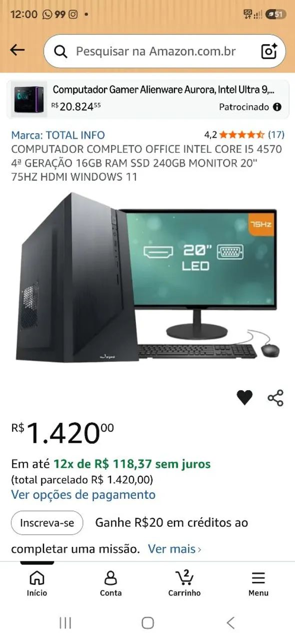 Computador completo  - Foto 5