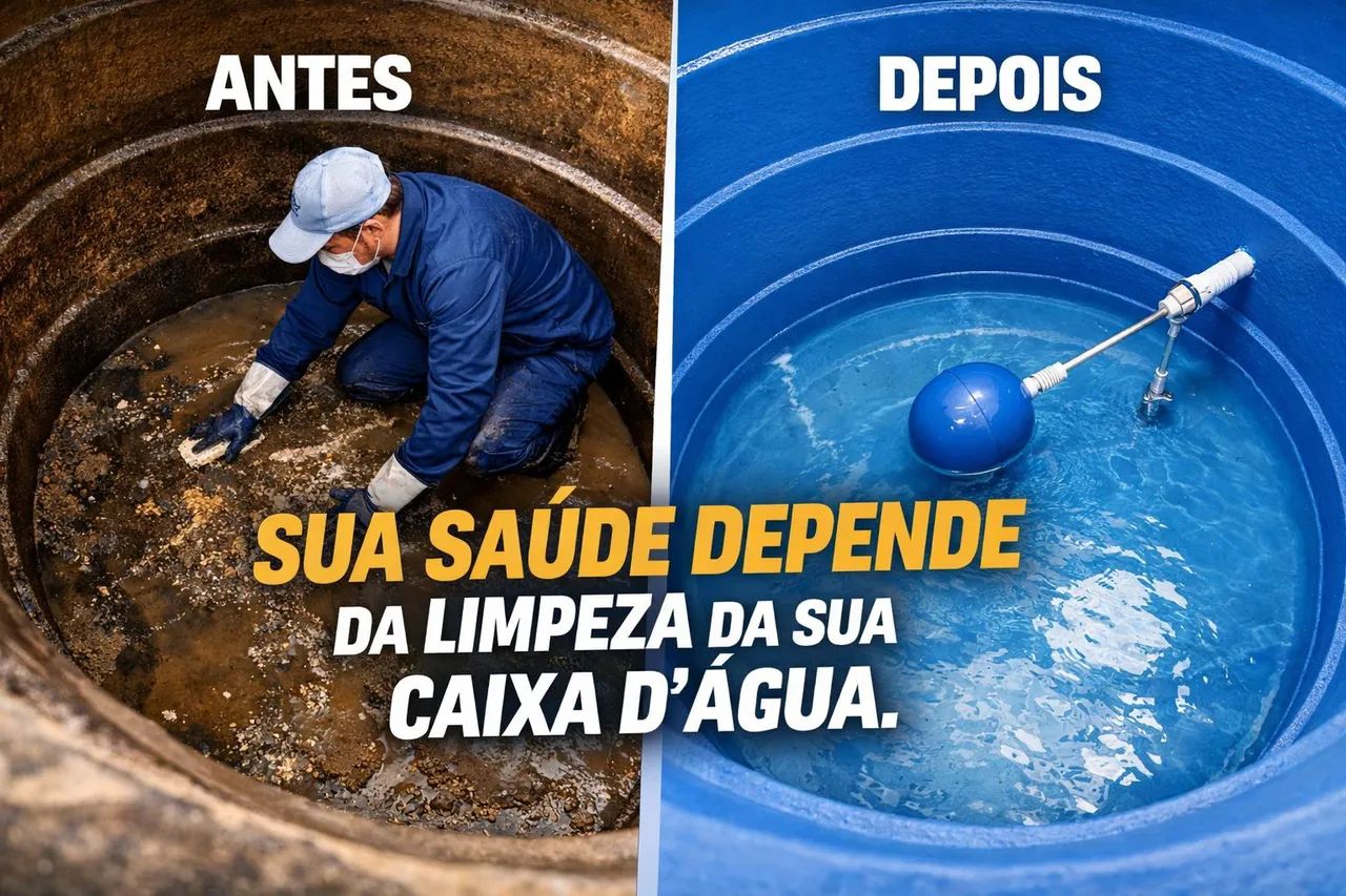 Limpeza de caixa D'água disponível disponível 