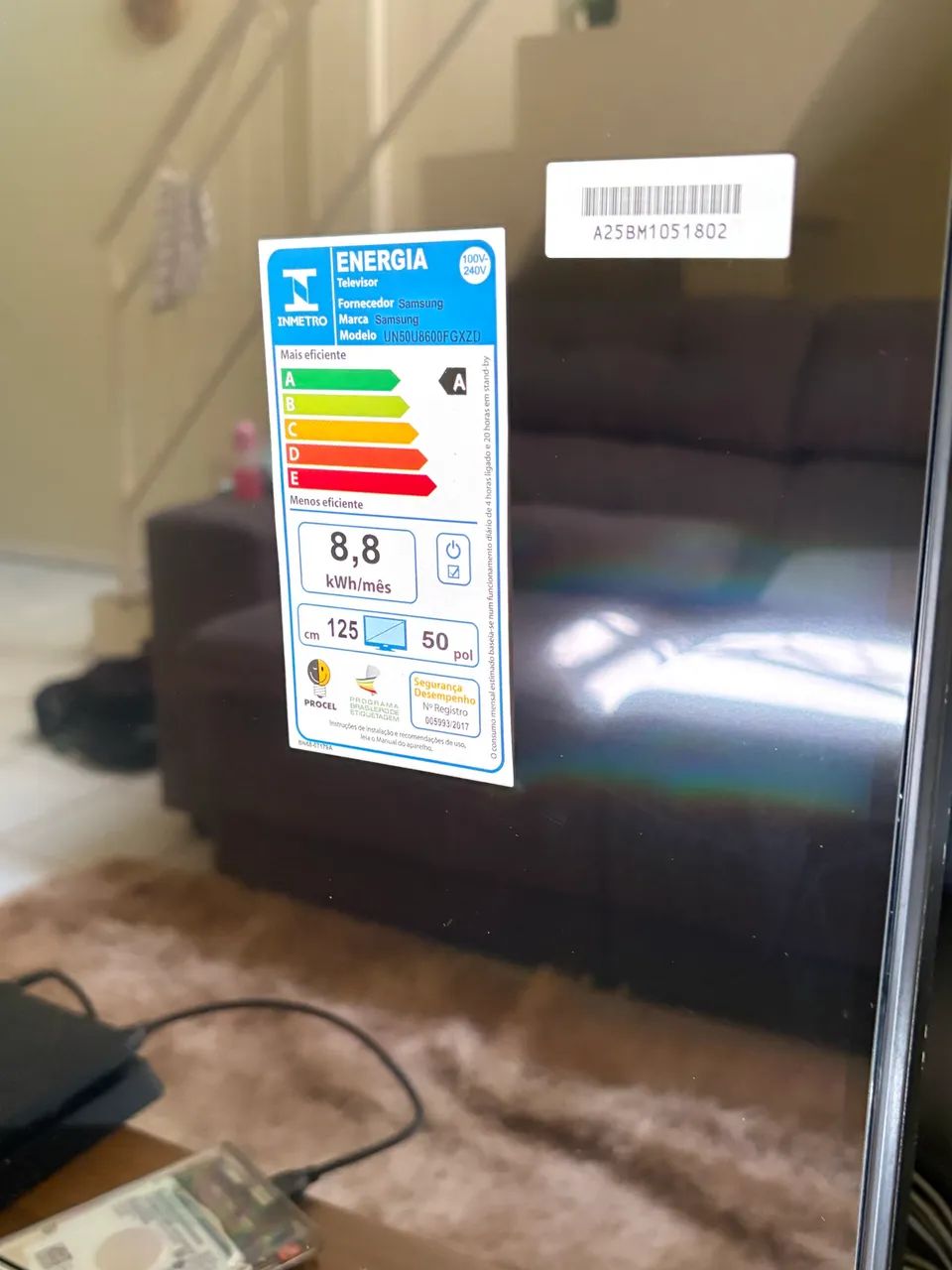Smart TV Samsung 50 polegadas UHD Crystal - Foto 2