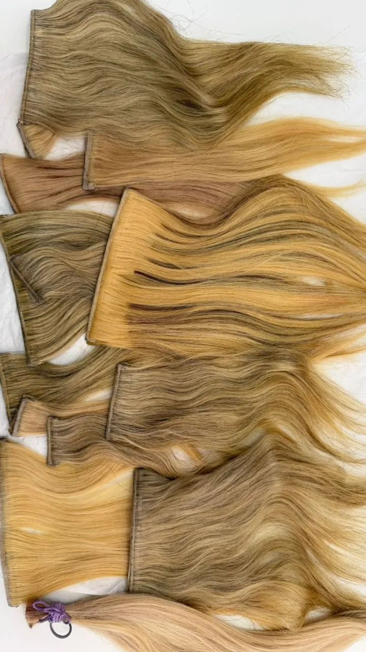 Vendo cabelo Loiro mega com Fita! - Foto 3