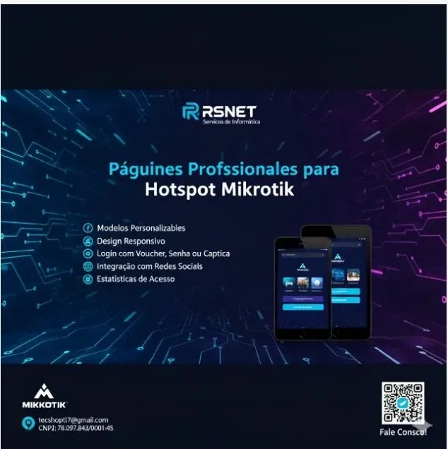 Configuração Hotspot Mikrotik, Voucher e outros