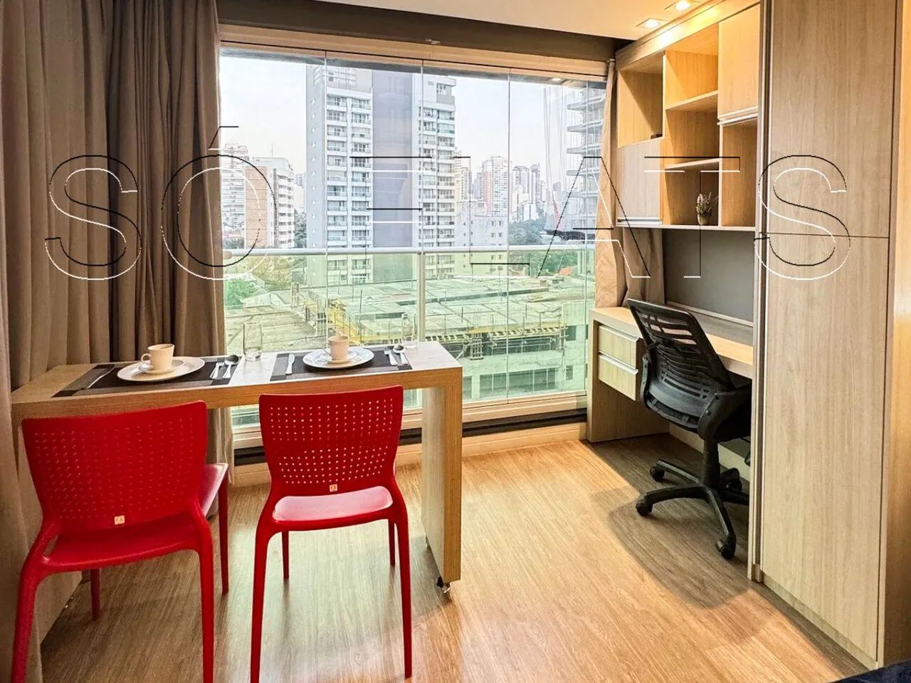 Studio mobiliado à venda em Perdizes no VN Turiassu com varanda e lazer completo - Foto 4