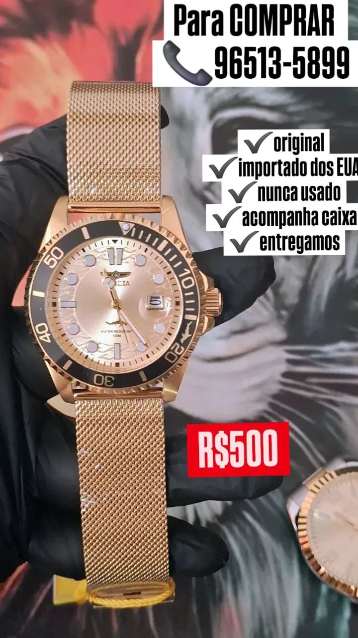 Relógio INVICTA ORIGINAL Referência 47177 Com Caixa E Certificado  - Foto 2