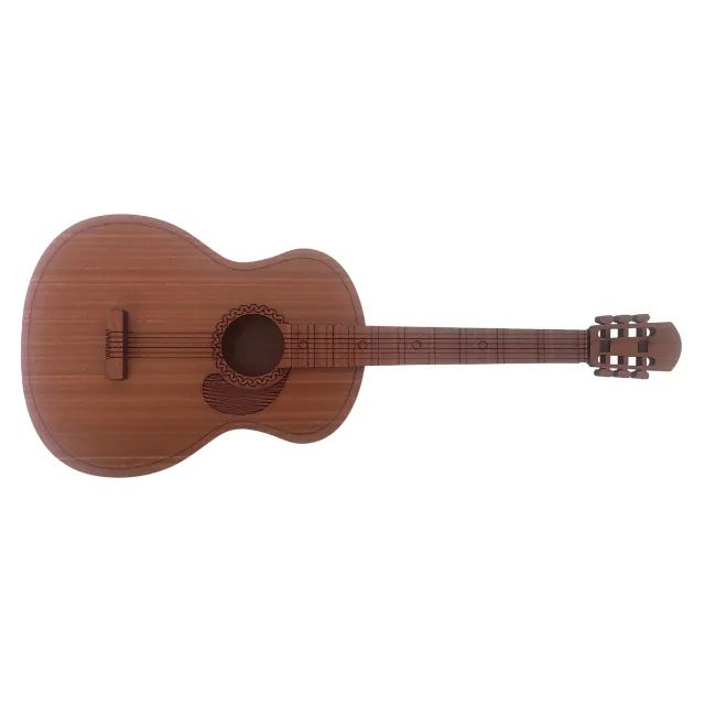 Porta Celular Suporte Artesanato Mdf Violão - Foto 3