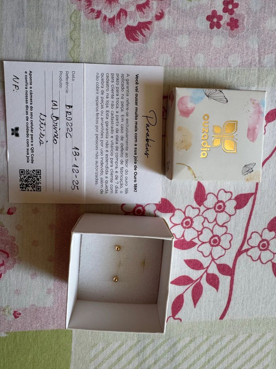 Venda de brinco para bebê ouro 18 k - Foto 4