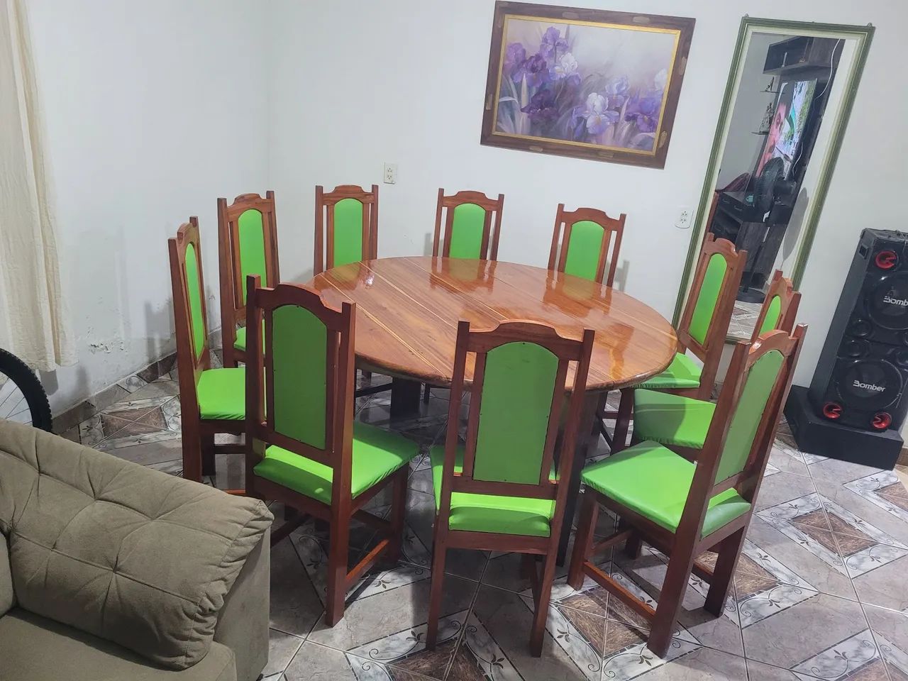Mesa de Macacaúba Redonda 10 Lugares - Foto 4