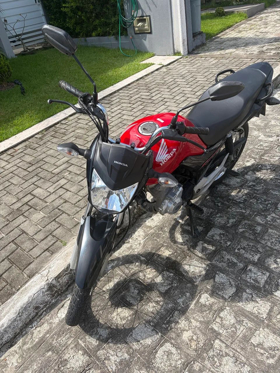 Moto CG 160 Start vermelha 2024 - Foto 3
