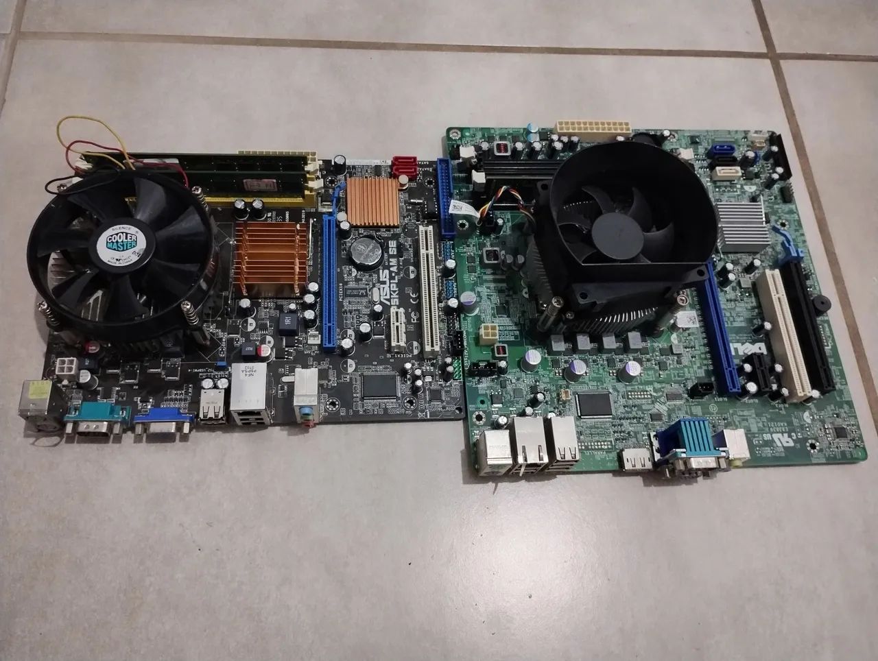 Kit Placa Mãe Asus e Dell 