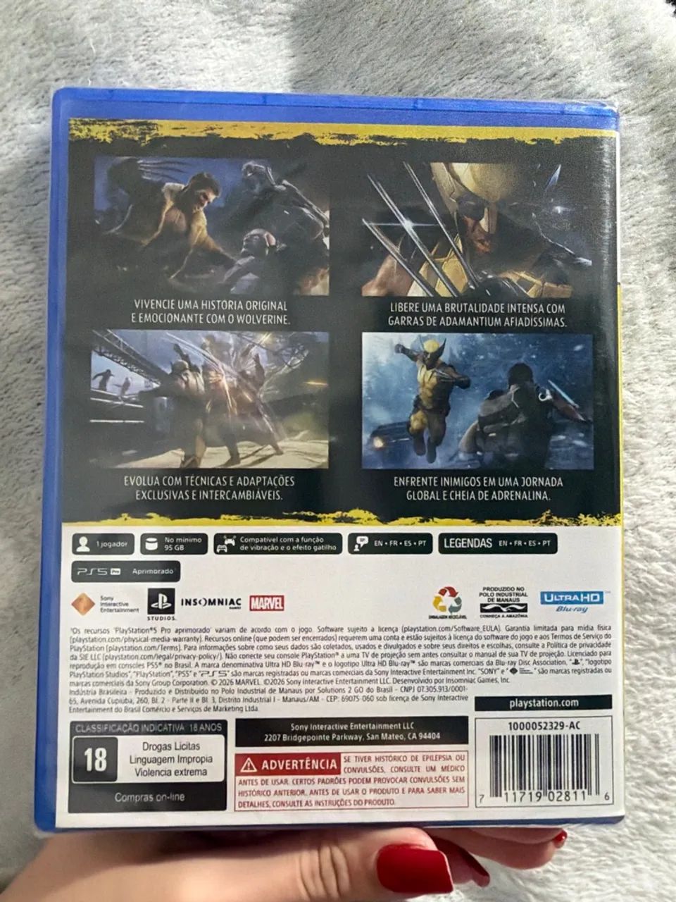 Jogo Wolwerine ps5 Lacrado - Foto 2