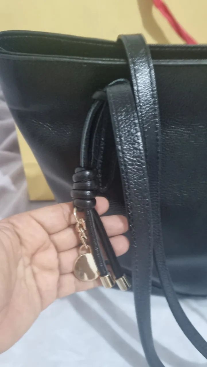 Bolsa de couro Usaflex elegante versátil  - Foto 5