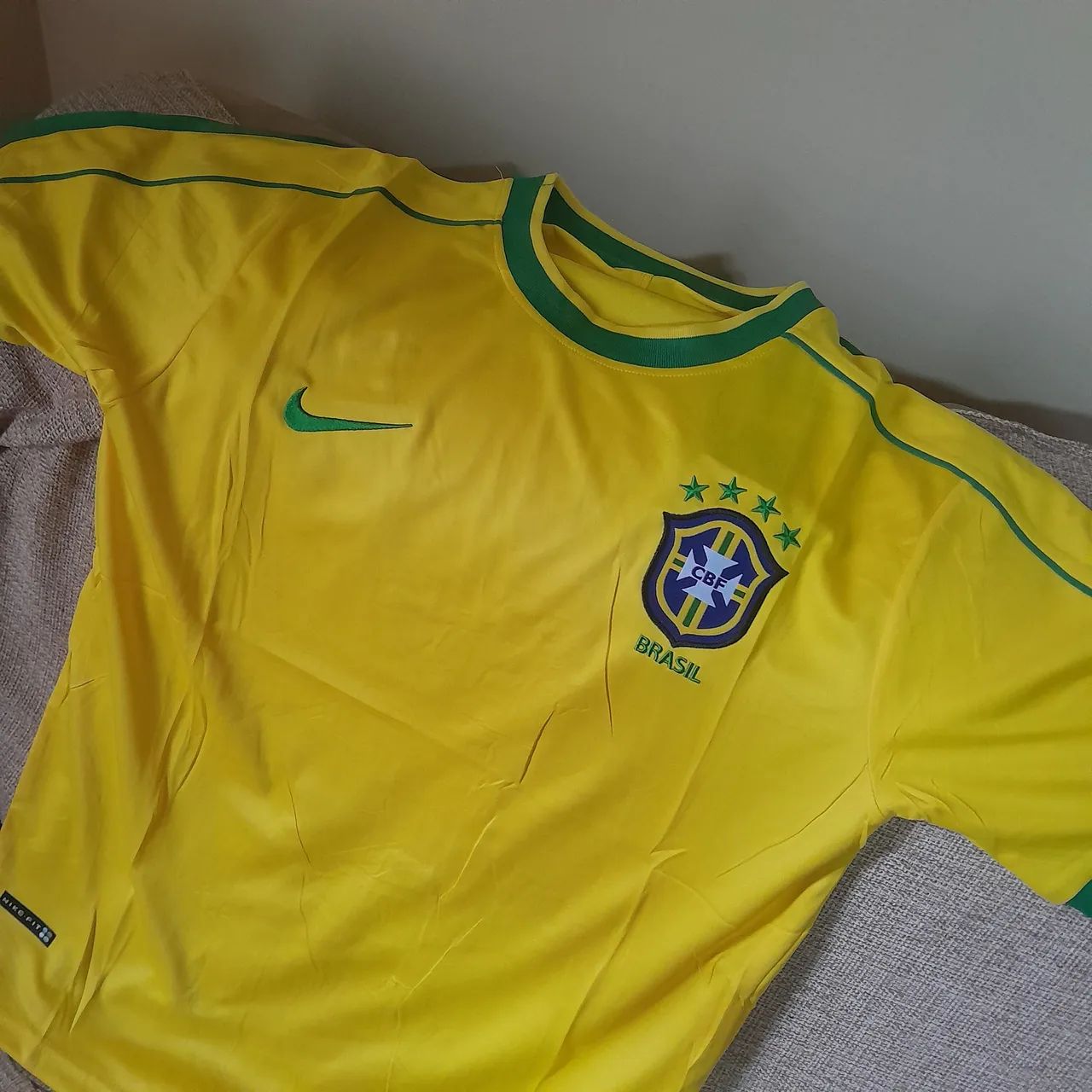 Camisa Retrô Brasil 98- M - Foto 2
