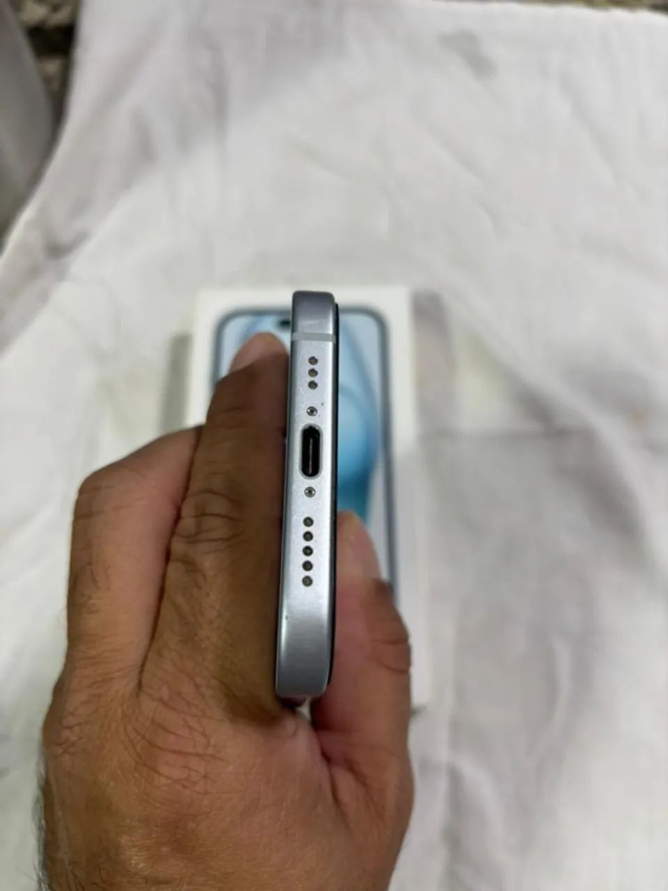 iPhone 15 128 gb azul - Impecável - Foto 4
