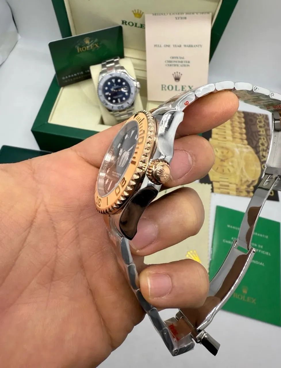 Relógio Yacht-Master Everrose Automático - Foto 4