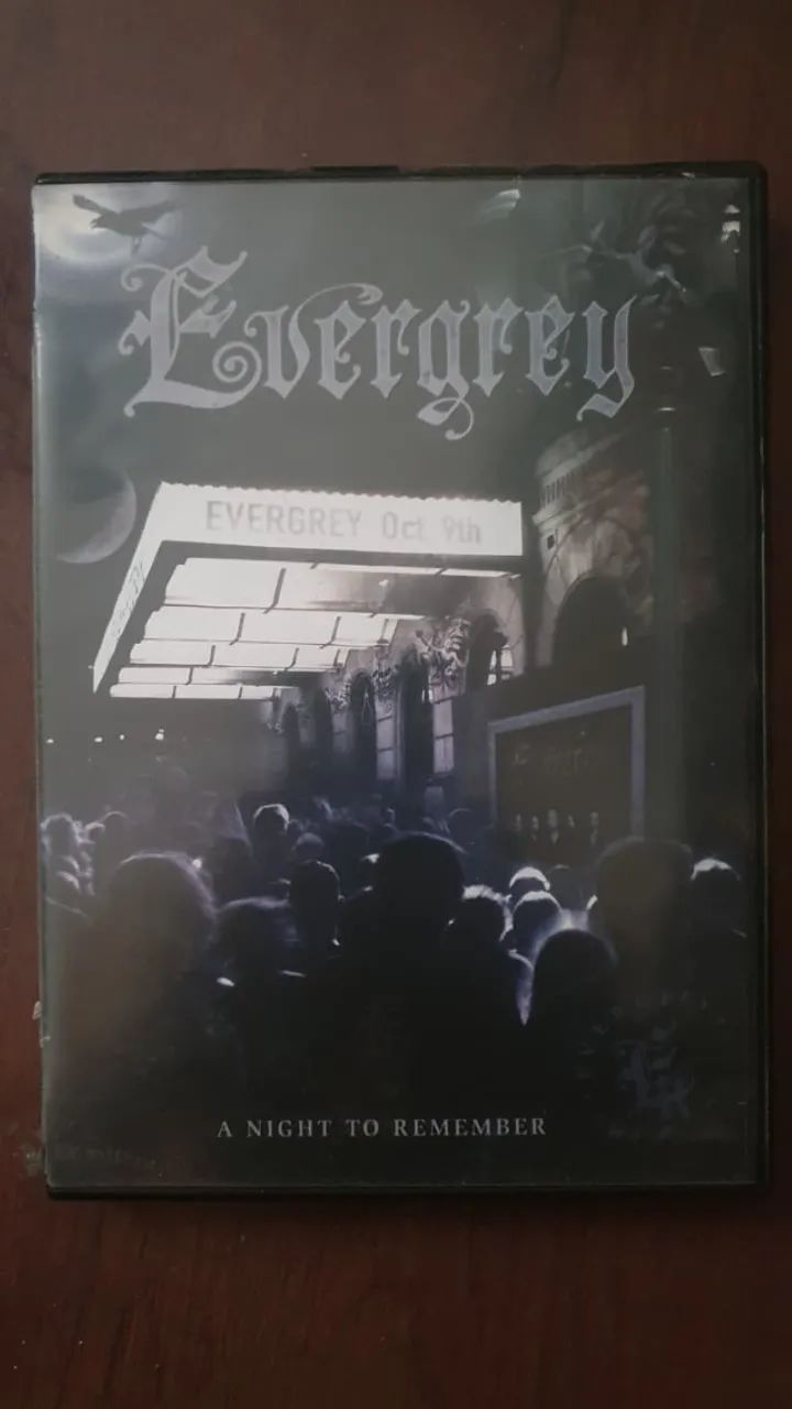 EVERGREY, A NIGHT TO REMEMBER - DVD DUPLO COM ENCARTE - DVD, Blu