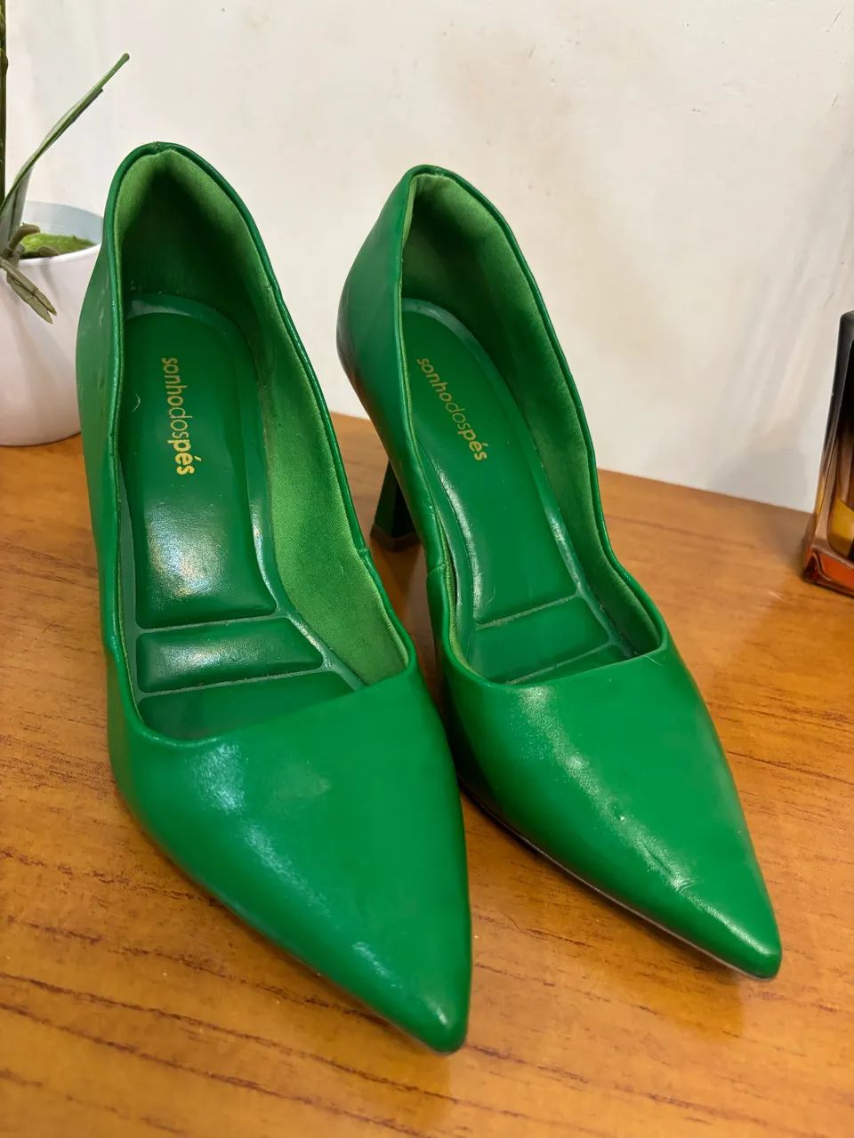 Sapato Scarpin Verde 35