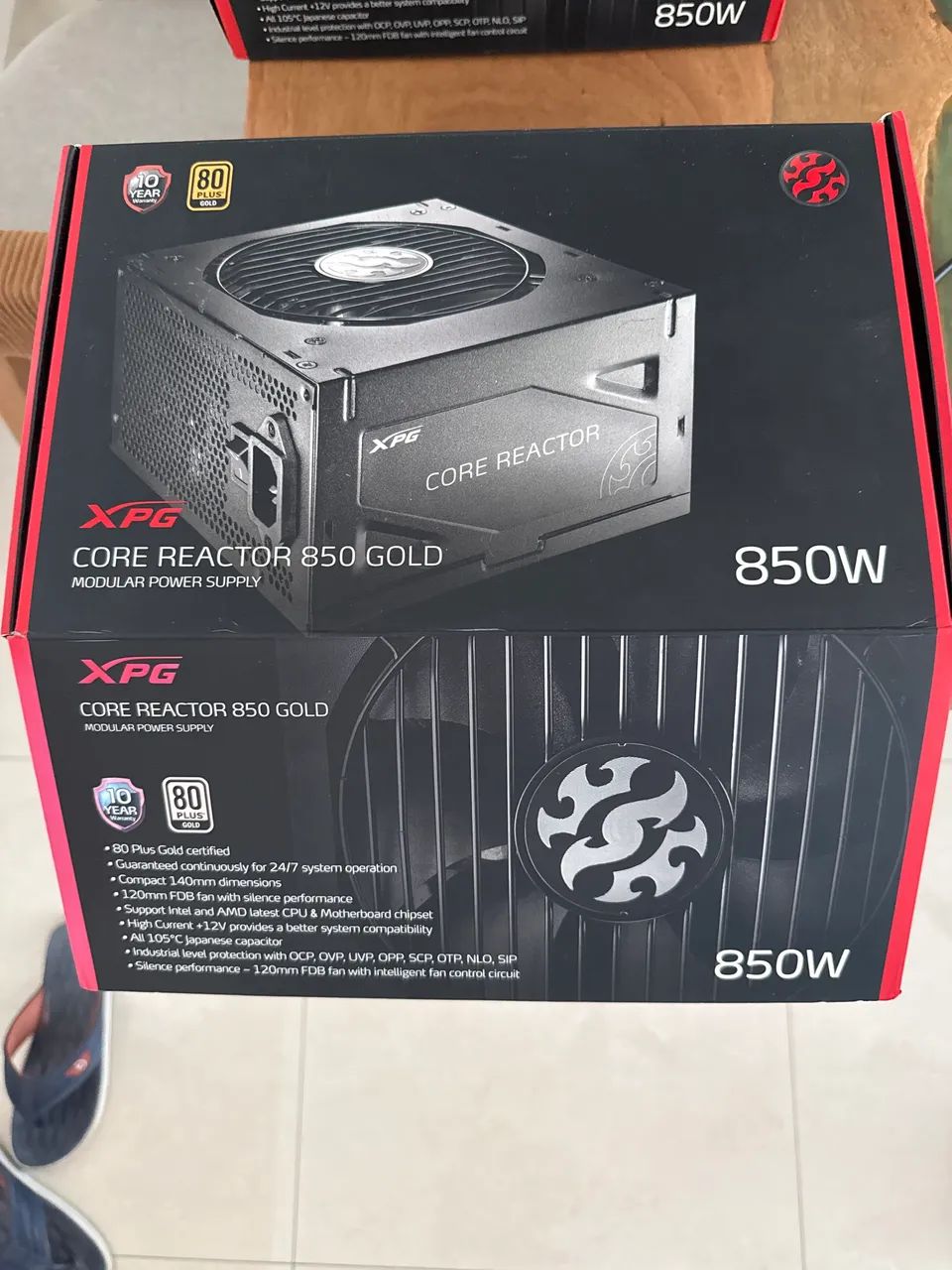 Fonte De Alimentação Adata Xpg Core Reactor Ii Ve 850w Total