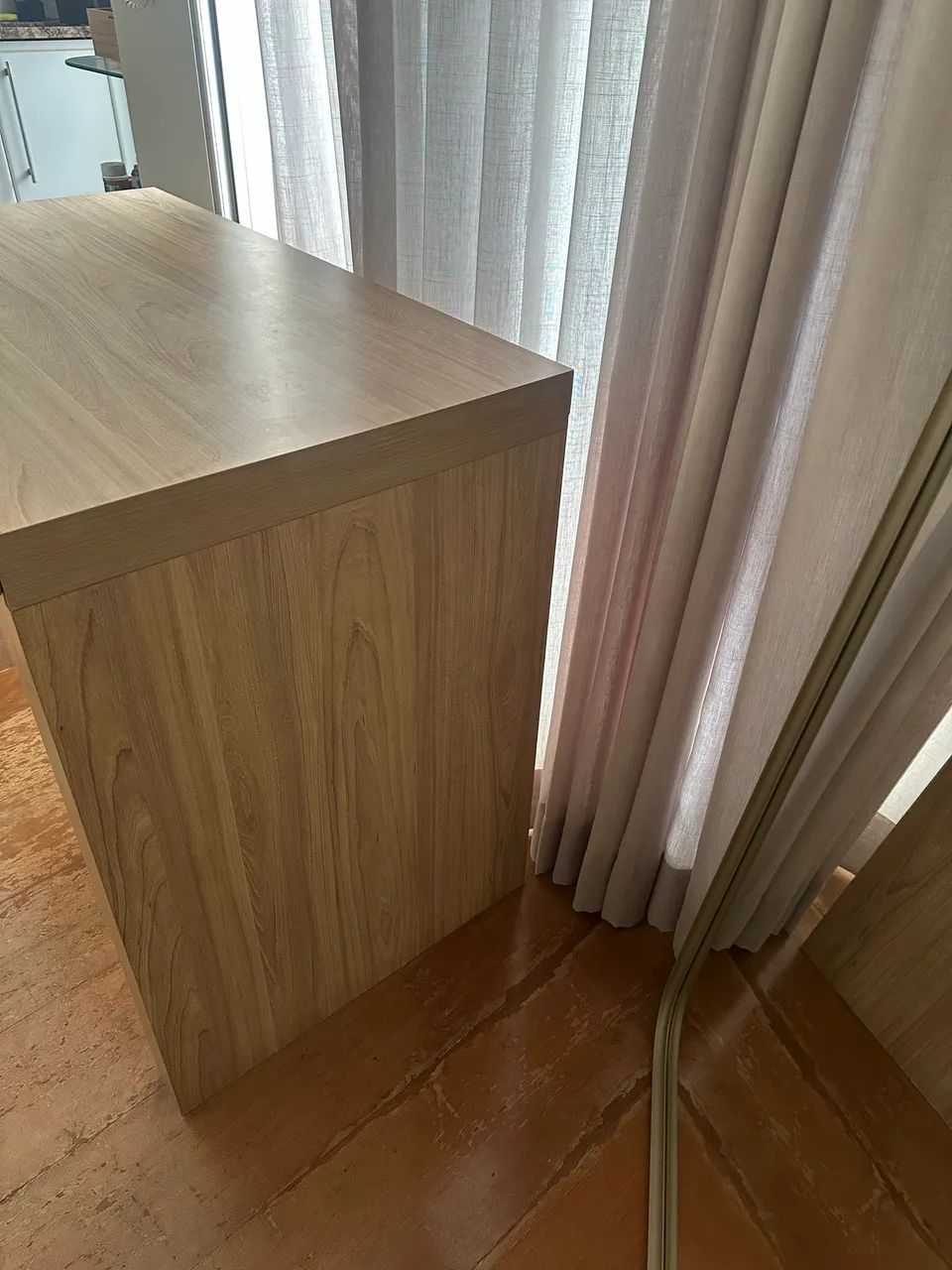 Mesa Escrivaninha Amadeirada - Design Moderno - Foto 4