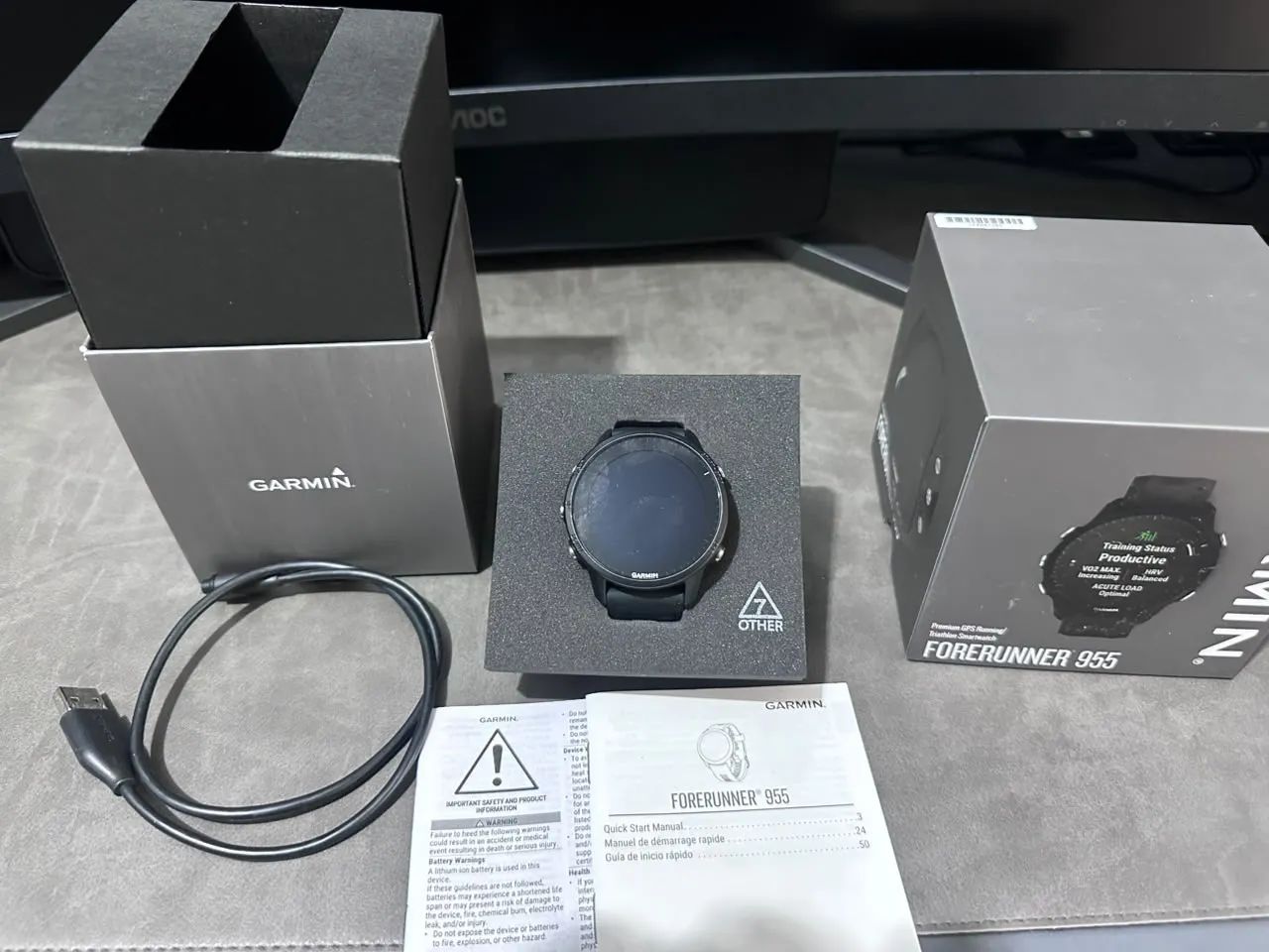 Relógio Garmin Forerunner 955 - Foto 3