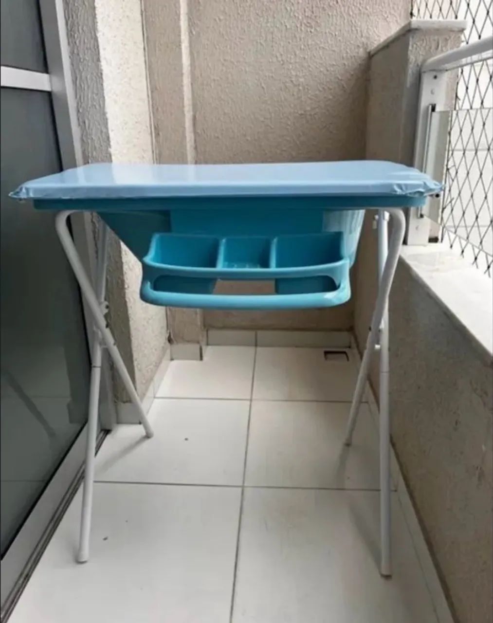 Banheira com trocador 