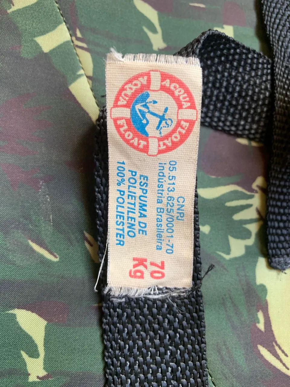 Colete Salva-Vidas Acqua Float - Camuflado - Até 70kg - Foto 3