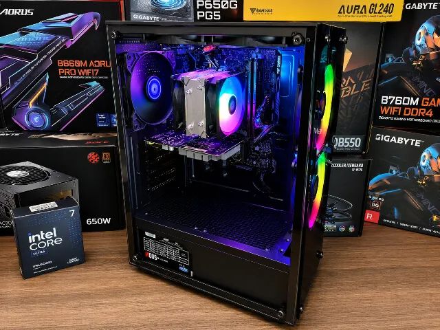 PC Gamer (9ª Geração) i3 9100 - ASUS TUF Gaming - 8GB RAM DDR4  - SSD - GPU - Foto 2